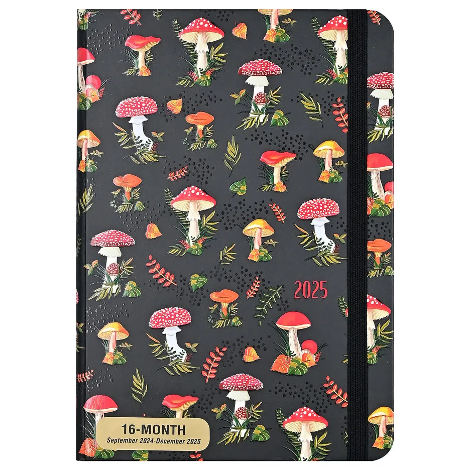 2025 Mushrooms Weekly Planner