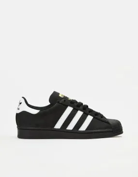 adidas Superstar ADV Skate Shoes - Core Black/White/Gold Metallic