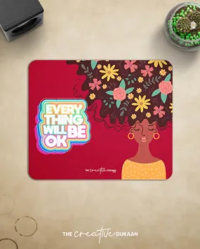 All is well positivity cool mousepad