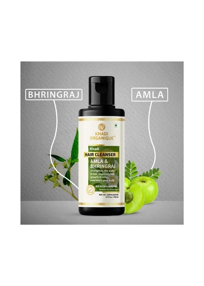 Amla & Bhringraj Hair Cleanser - Khadi Organique