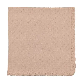 blanket vintage knit - petal