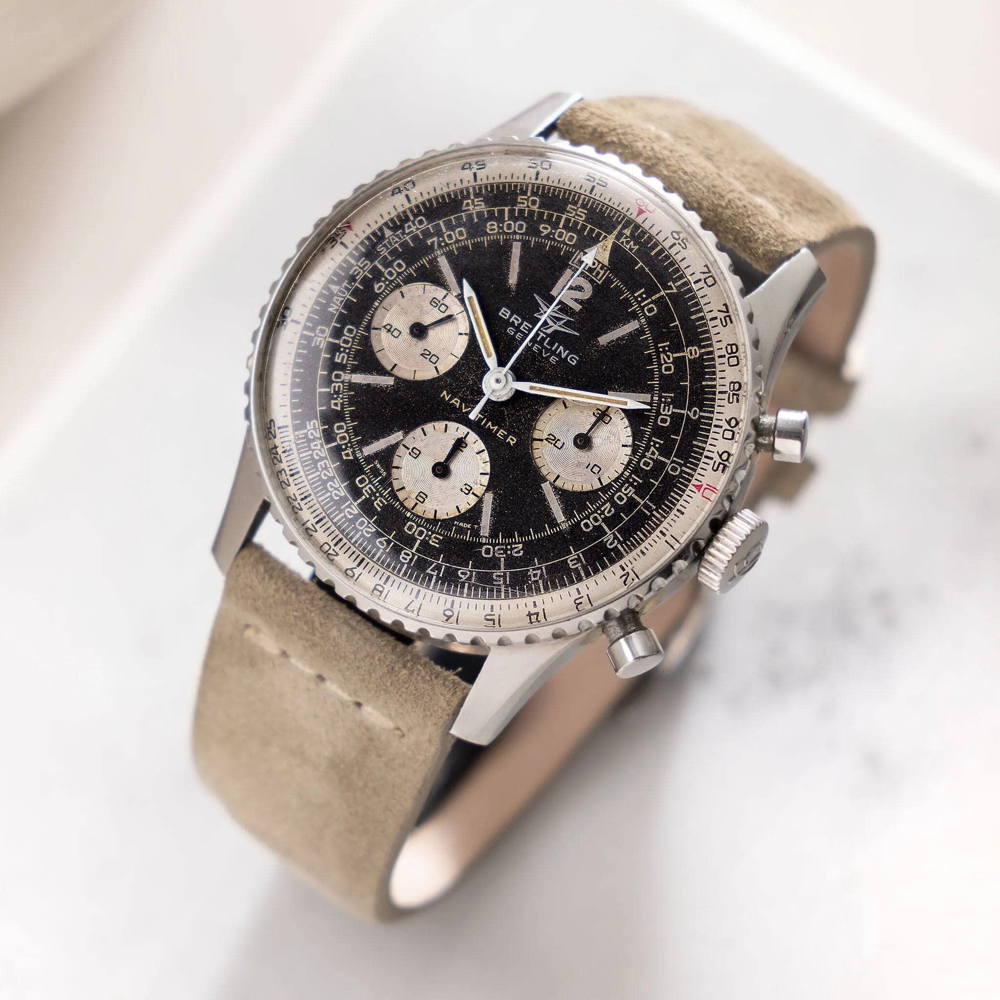 Breitling Navitimer Black Twin Jet Dial Ref 806