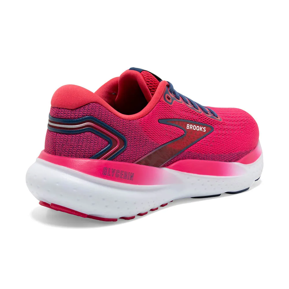 Brooks Glycerin 21 (Womens) - Raspberry/Estate Blue