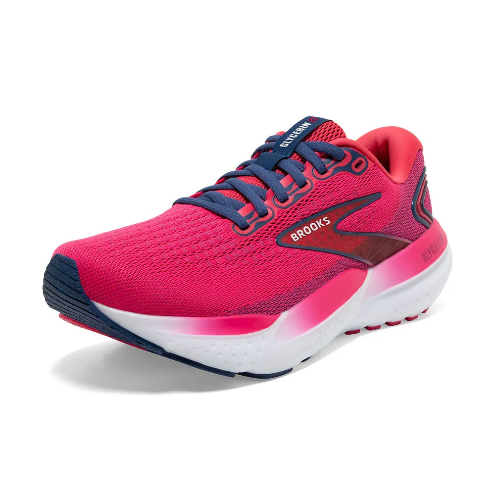 Brooks Glycerin 21 (Womens) - Raspberry/Estate Blue