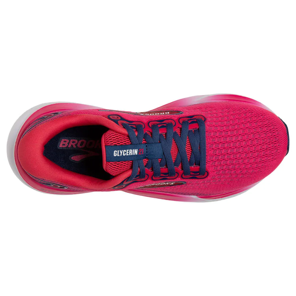 Brooks Glycerin 21 (Womens) - Raspberry/Estate Blue