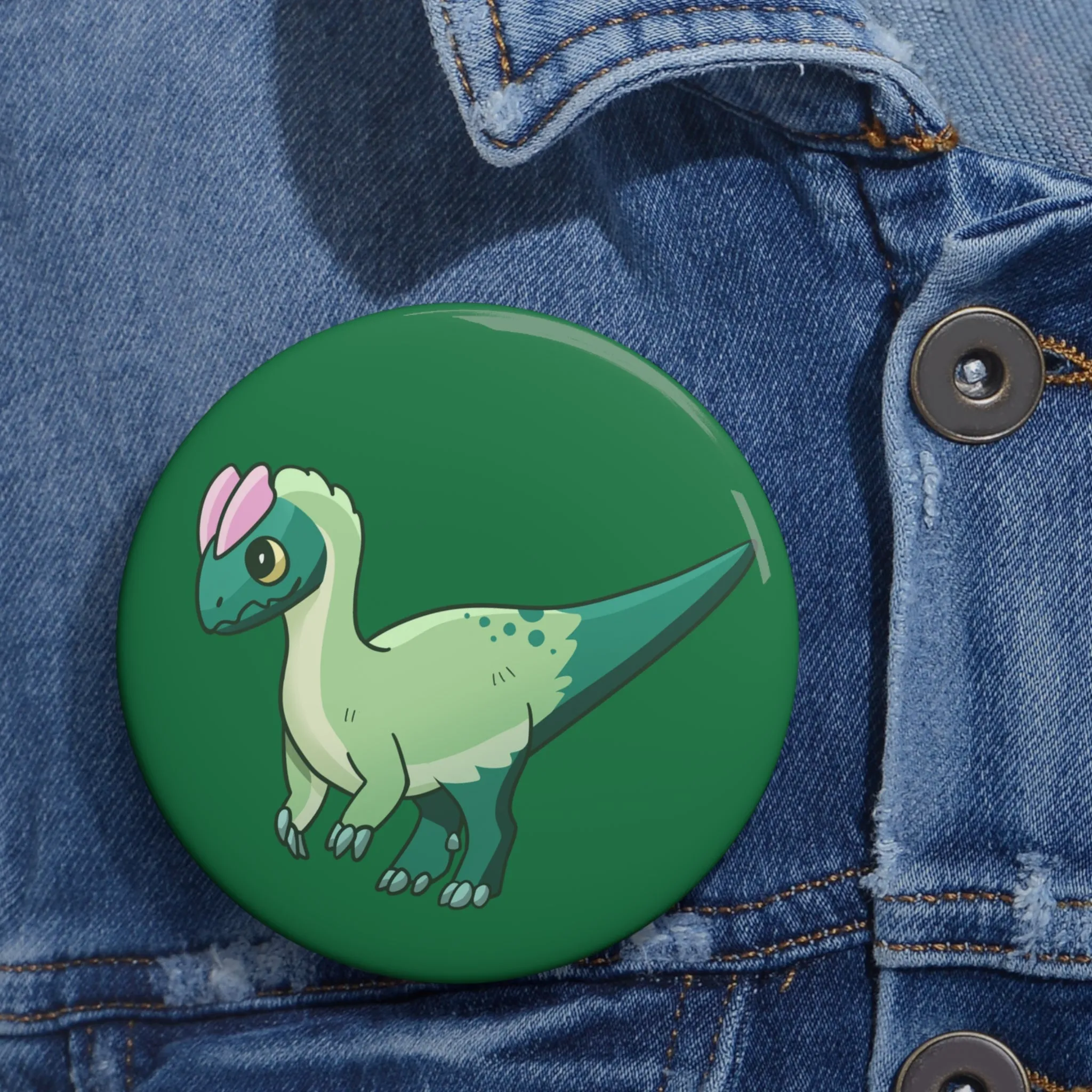 Dilophosaurus Pin Badge