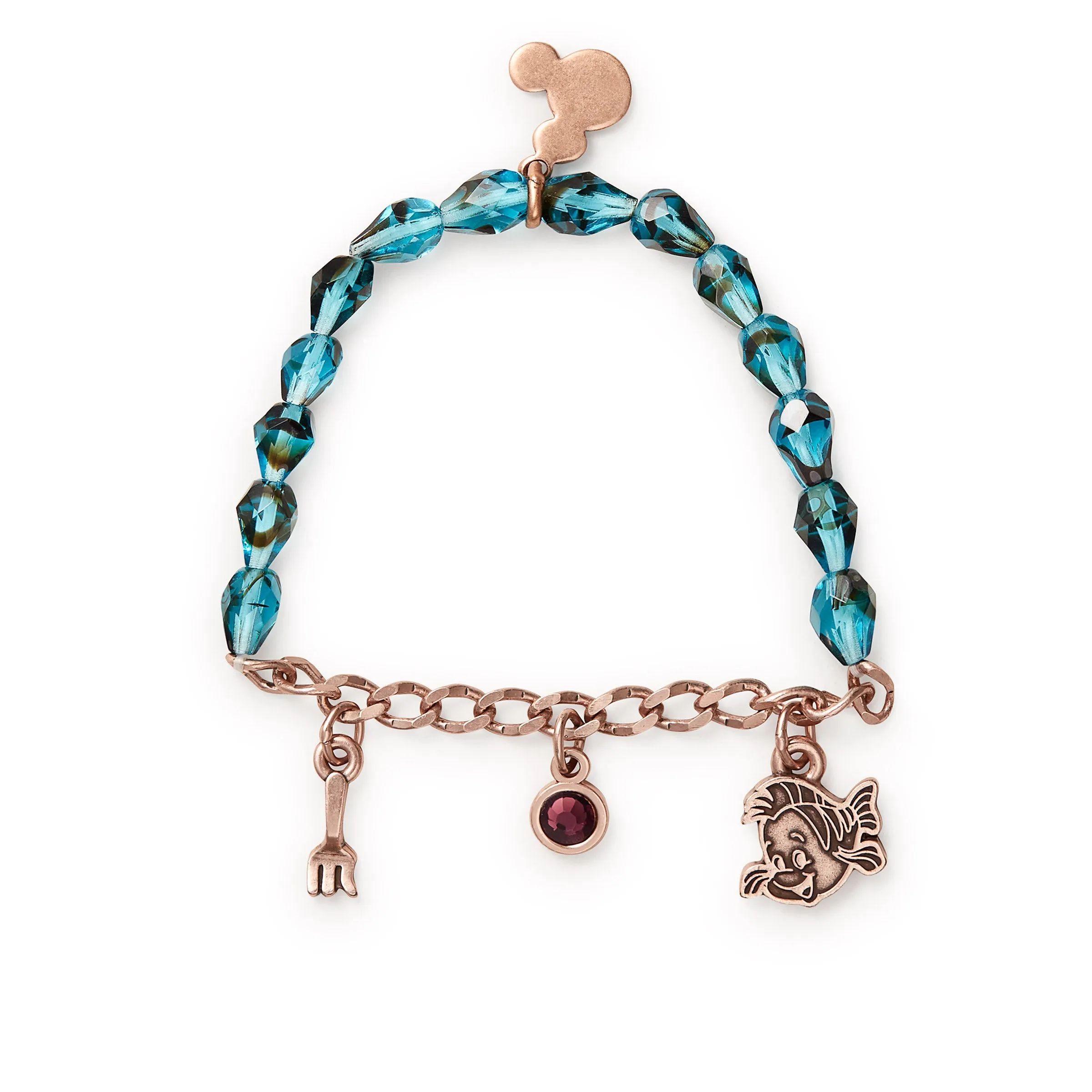 Disney® Ariel Multi-Charm Stretch Bracelet