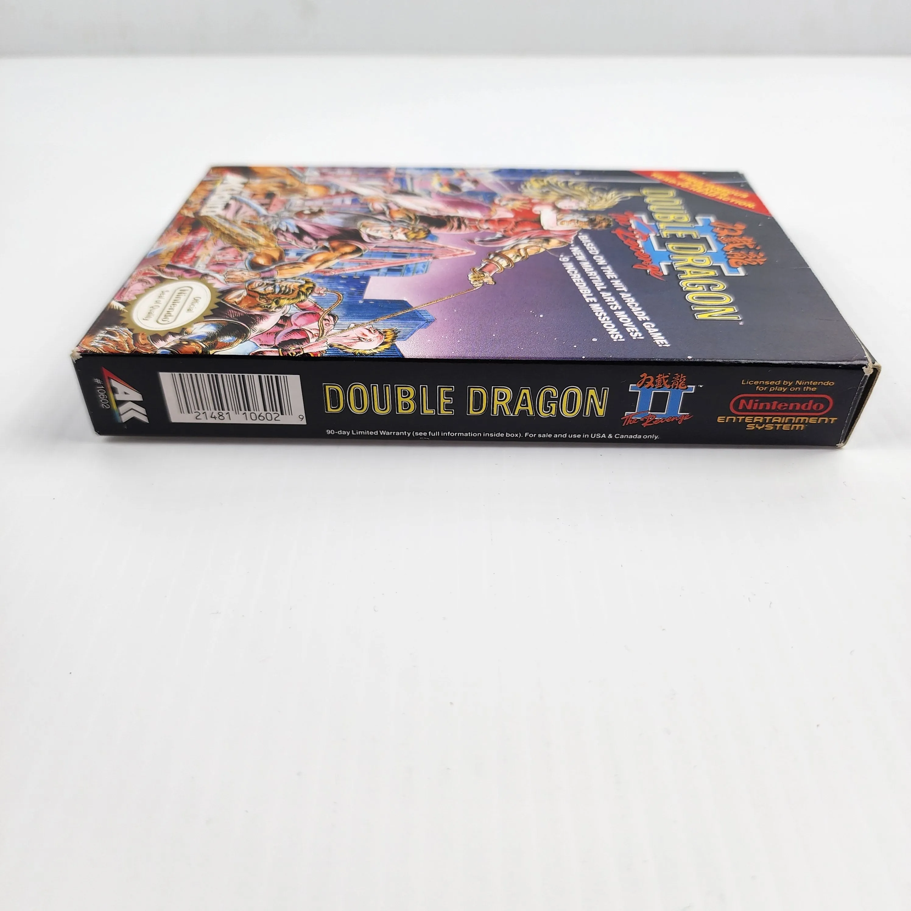 Double Dragon II - NES Game - Complete in Box - Poster Included - Excellent Condition!