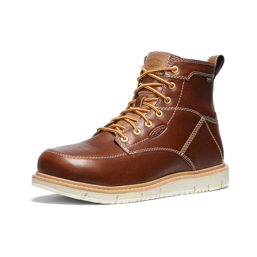 Men's San Jose 6" Waterproof Boot (Aluminum Toe)  |  Tortoise Shell/Star White