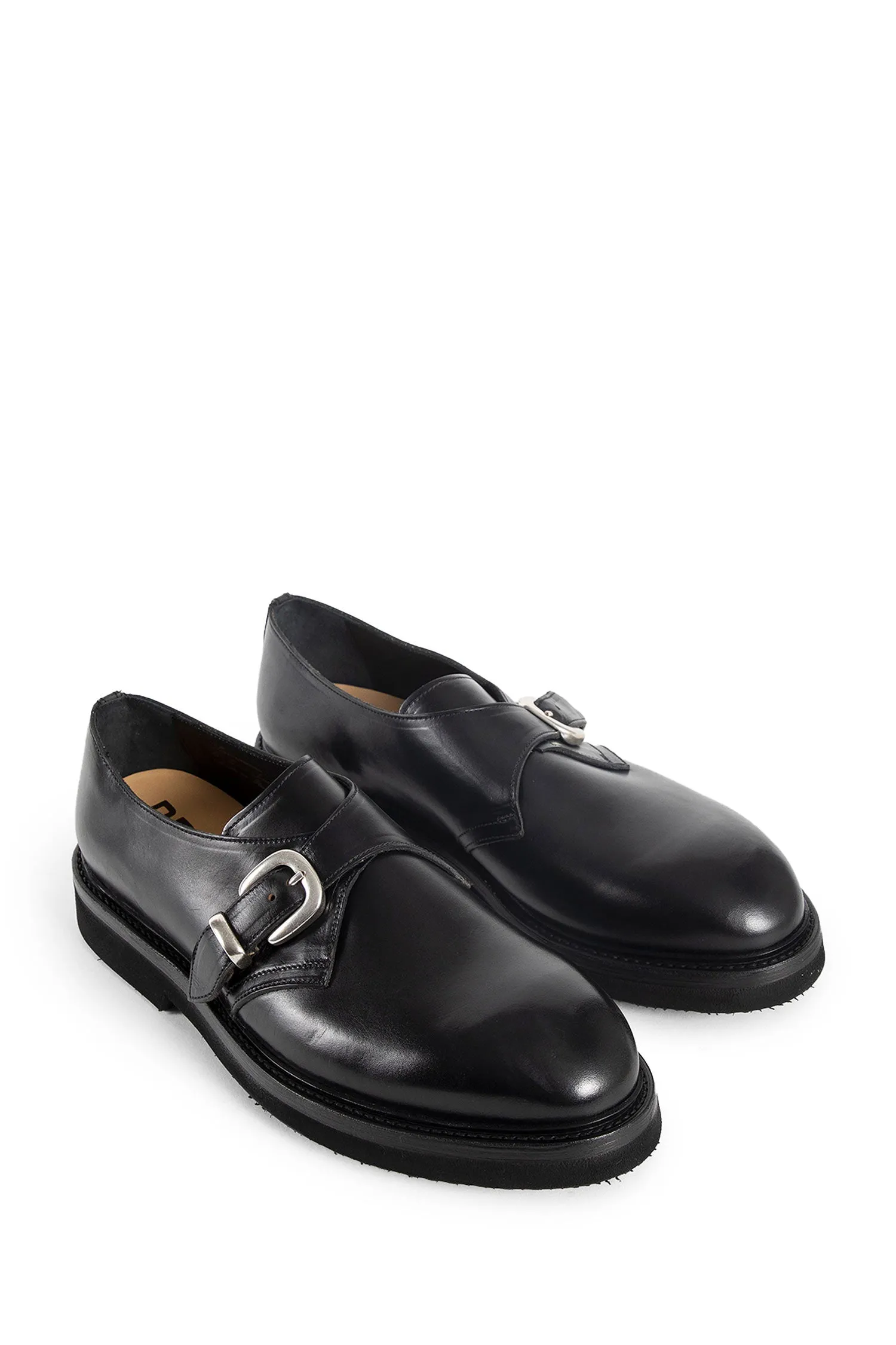 PREMIATA MAN BLACK LOAFERS & FLATS