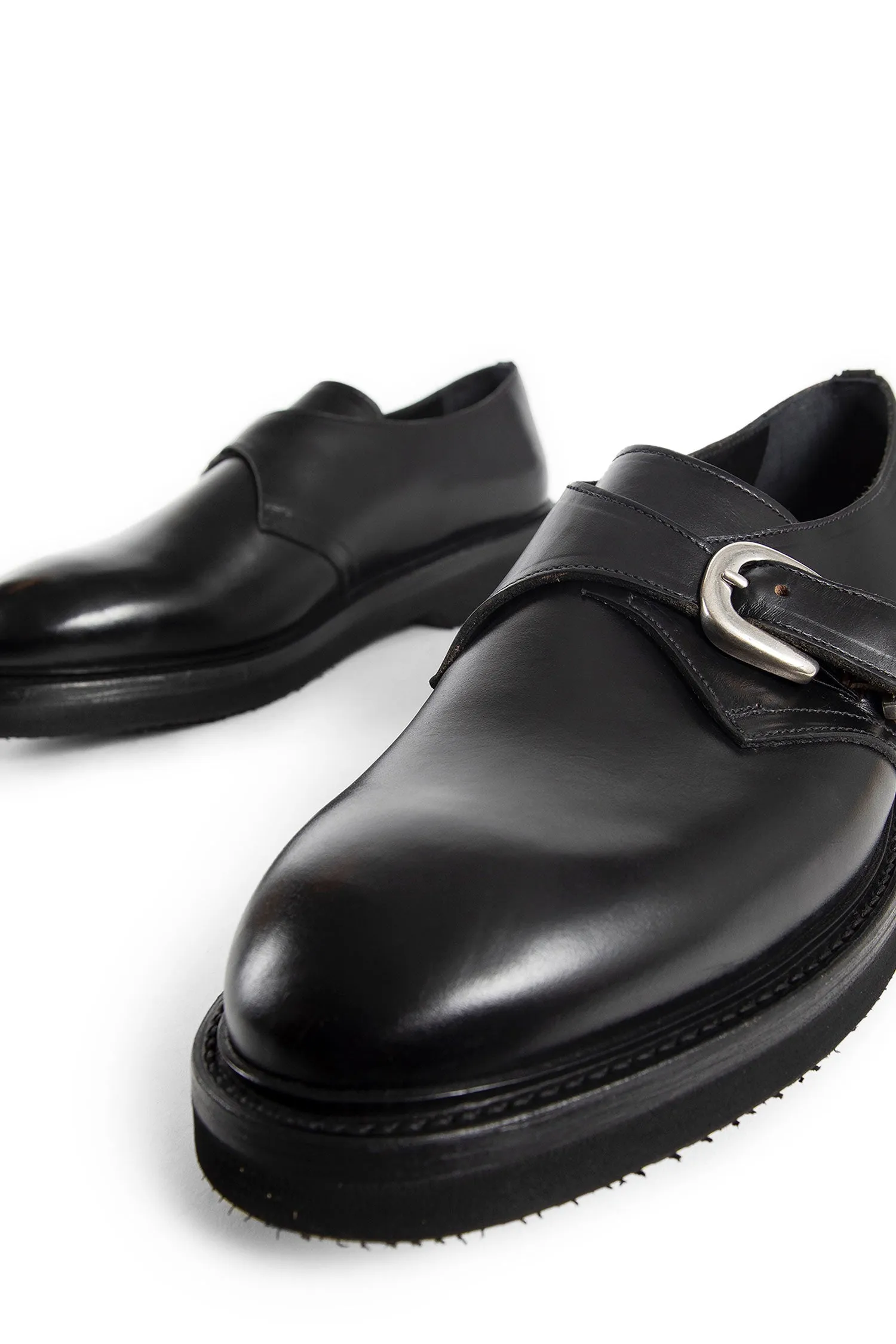 PREMIATA MAN BLACK LOAFERS & FLATS