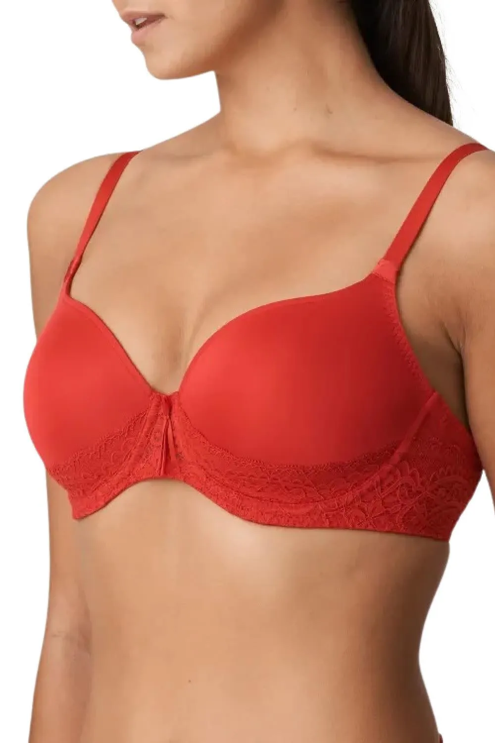 Prima Donna Twist I Do Padded Bra Heart Shaped (Cup F-H), Scarlet (0241605)