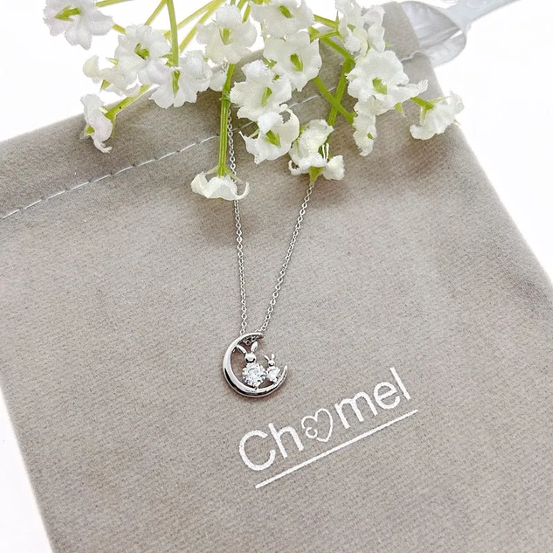 Rabbit Cubic Zirconia Necklace