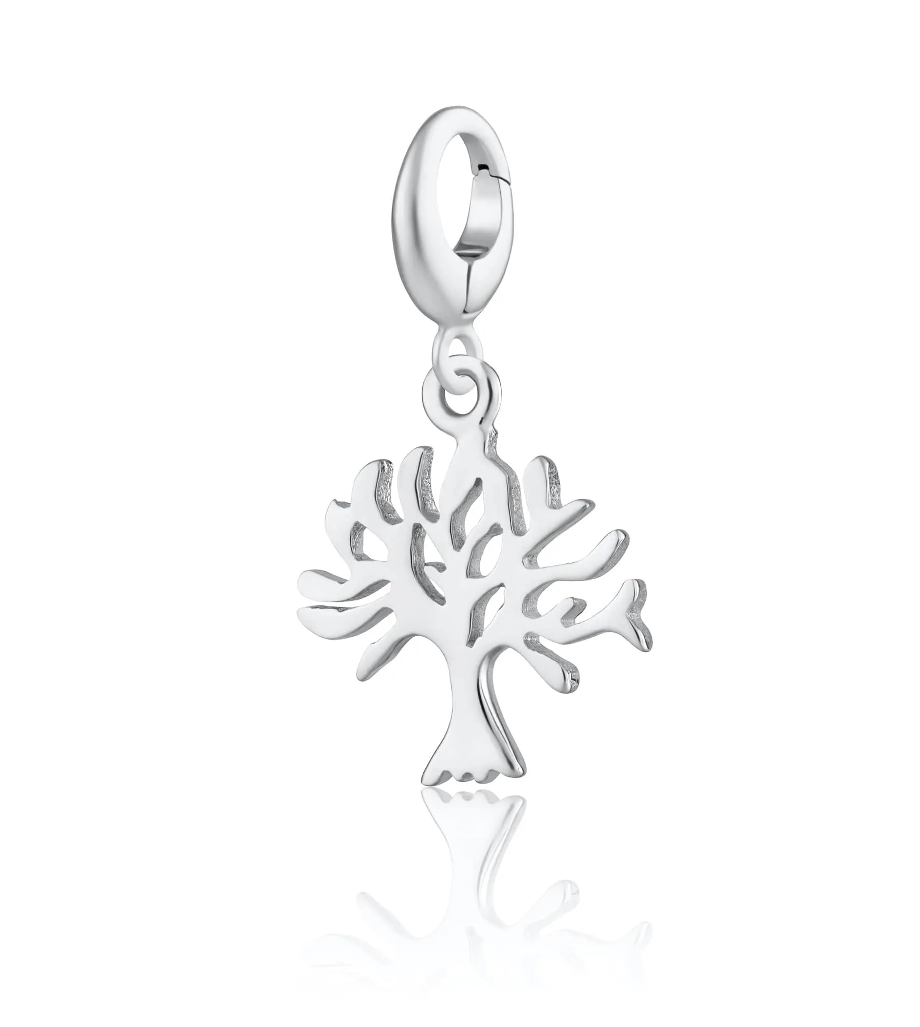 Silver Tree Charm