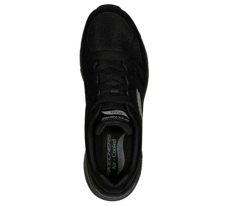 Skechers scarpa da walking da uomo  Arch Fit Charge Back 232042/BBK nero