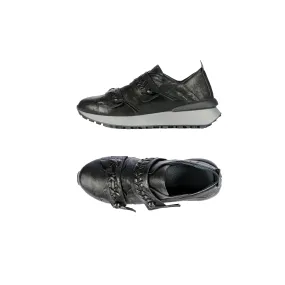 Sneaker Ricamo Vegetal Wash Black