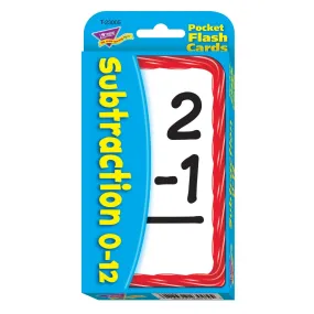 Subtraction Flashcards